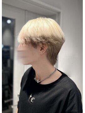 プリアバイポプルス 渋谷(pria by popls) シースルーマッシュエンドカラー