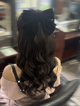 オズ 梅田店(OZ) 高めハーフアップ