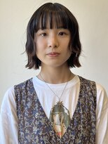 マルソー&nbsp;岡山ボブパーマニュアンスパーマ髪質改善トリートメントショート