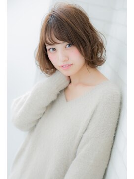 ローマ ギンザ(ROMA Ginza) 『ROMA』大人女性のゆるウェーブボブ【スタイリングも楽々♪】