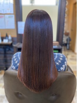 バランスヘアクリニック 南仙台駅前店(Balance hair clinic)の写真/[南仙台]染めるたび、どんどんキレイになれる。[髪質改善カラーエステ]で何度も触りたくなるサラサラ髪に☆