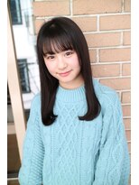 サロンドミルク 原宿(salon de MiLK) 【salon de MiLK 原宿】ミディアムサラツヤワンカール