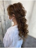 ハーフアップ