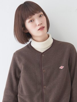 クロードモネエイチツーオーアヴェダ 東京駅ビルTOKIA(CLAUDEmonet H2O AVEDA) マロンベージュ/Aラインボブ/かきあげ[東京/東京駅丸の内]