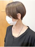【morio成増／米村】刈り上げマッシュマロンベージュ