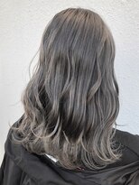 リアン 上尾店(Rien)&nbsp;マロンベージュ/Aラインボブ/かきあげバング[上尾/上尾駅]