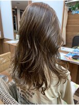 ヘアーサロン プアメリア(Puamelia)&nbsp;20代30代大人かわいい小顔ハイライトカラー透け感韓国ウェーブ