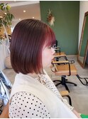 フェイスフレーミング×ピンク