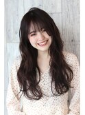 ナチュラル黒髪ロング