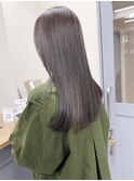 ブリーチなしダブルカラーアッシュグレージュ*fukuda
