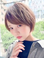 アマトウキョウ 表参道(AMA TOKYO)&nbsp;似合わせカット　横顔美人　くせ毛ショート　大場猛