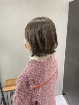 フェリア 松山(Feria) 【Feria松山】ミニボブ×外ハネカラー-相原愛梨