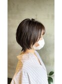 丸みショートウルフ