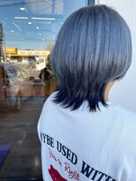 ウユ(uhyu) 【uhyu】ウルフ×ハイトーンインナーカラー