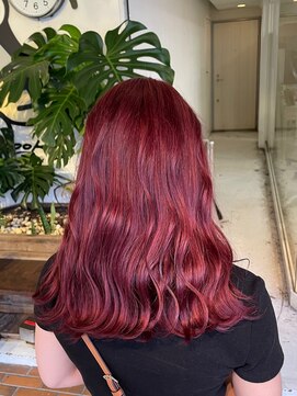 メロウ 神戸三宮(mellow) 韓国風ボルドーピンク