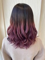 ビス リアン 川口店(Vis lien)&nbsp;グラデーション   ブリーチ  ラベンダーカラー
