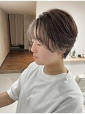 フェイスフレーミング×ホワイトベージュ