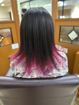 ピュア ポイント 和光店(PURE POINT) アンブレラカラー／ブリーチ／インナーカラー／ピンク系カラー