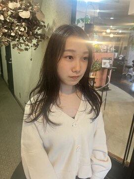 ジェクイン(dekujin) オリーブカラー顔まわりレイヤー