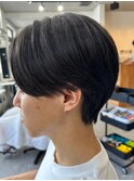 波巻きパーマメンズパーマメンズヘアツーブロックツイストパーマ