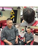 -80's American barber shop-