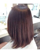 エノモト(ENOMOTO)&nbsp;20代30代40代50代大人可愛いワインレッドセミディ 透明感カラー