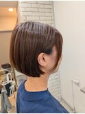 大人可愛いボブショート