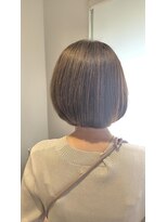 ケンジ 長後店(KENJE)&nbsp;明るい白髪染めボブ