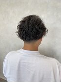 波巻きパーマ
