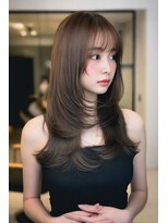 ノイエ 原宿 北参道(NoIE)&nbsp;レイヤーカット髪質改善カラー顔まわりカット