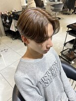 ユーフォリア 池袋東口駅前店(Euphoria)&nbsp;【Euphoria池袋/wakana】センターパート ベージュ 韓国メンズ