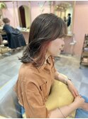 ポイントでお顔周りを明るく♪♪