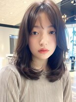 ケーツー エム 京都ラクエ(k-two emu)&nbsp;ミディアムヘア*ミディアムレイヤー*髪質改善*顔周りカット