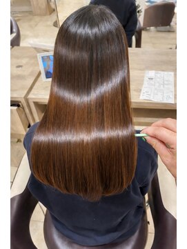 アース 岡崎店(HAIR&MAKE EARTH) 艶髪ストレート