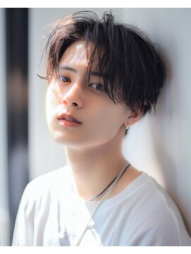 クレオ 片江店(CREO) 韓国風マッシュ◎センターパートニュアンスパーマ×ツーブロック