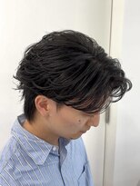 テンション(tension)&nbsp;メンズカットフェザーパーマニュアンスパーマ札幌バスセンター