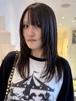 ビファインクーアヴェダ(Be fine coo AVEDA)&nbsp;平成シャギーレイヤーカット　ウォームブラウン/
