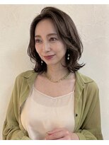 リーフ 富士店(LeaF)&nbsp;顔まわりレイヤー×くびれミディアム