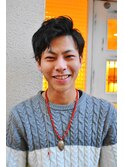 アップバングパーマスタイル