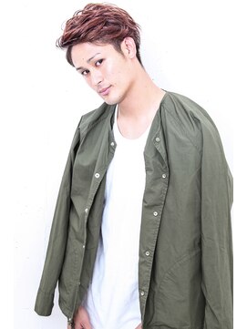 フジヤマ バーバー ショップ(FUJIYAMA BARBER SHOP) フェザーマッシュ ソフトツーブロック くせ毛風パーマq