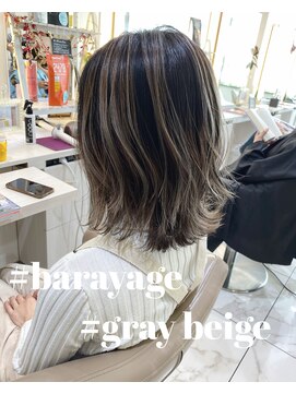 アッシュ 大宮店(Ash) グレージュバレイヤージュ☆☆☆☆