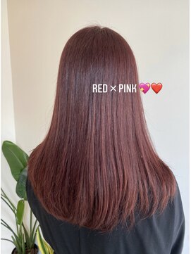レガシーヘアーデザイン(Legacy hair design) 「レッド×ピンク」
