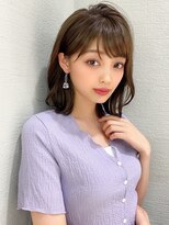 アフロート エル 錦糸町(AFLOAT L) マロンベージュ/くびれミディ/ラベンダーカラー/ゆるふわカール