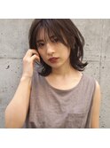 抜け感のあるナチュラルミディアム