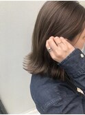 ブリーチ無しダブルカラー/ベージュ/チョコレートブラウン/赤坂/
