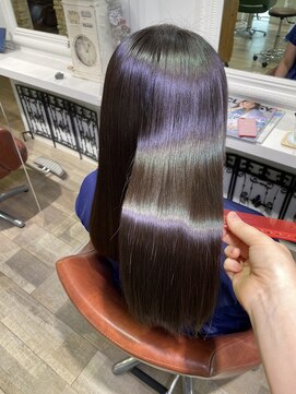 エムスリーディー アルル 赤坂店(M3D alulu) 最強縮毛矯正＋アッシュブラウンカラー