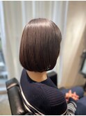 30代40代50代小顔ショートボブ丸みショートボブショートヘア