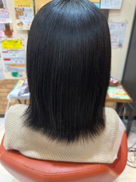 ヘアスタジオブービー ２０代３０代４０代５０代小顔ミディアム外ハネボブ