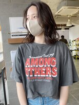 イロプラスソイ(iro + soi)&nbsp;▲夏アプデヘア、韓国風波巻×オリーブグレージュ▲