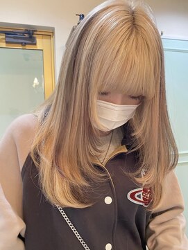 ハチ(HACHI) シマリス×レイヤーでストレートでも映えるデザインに